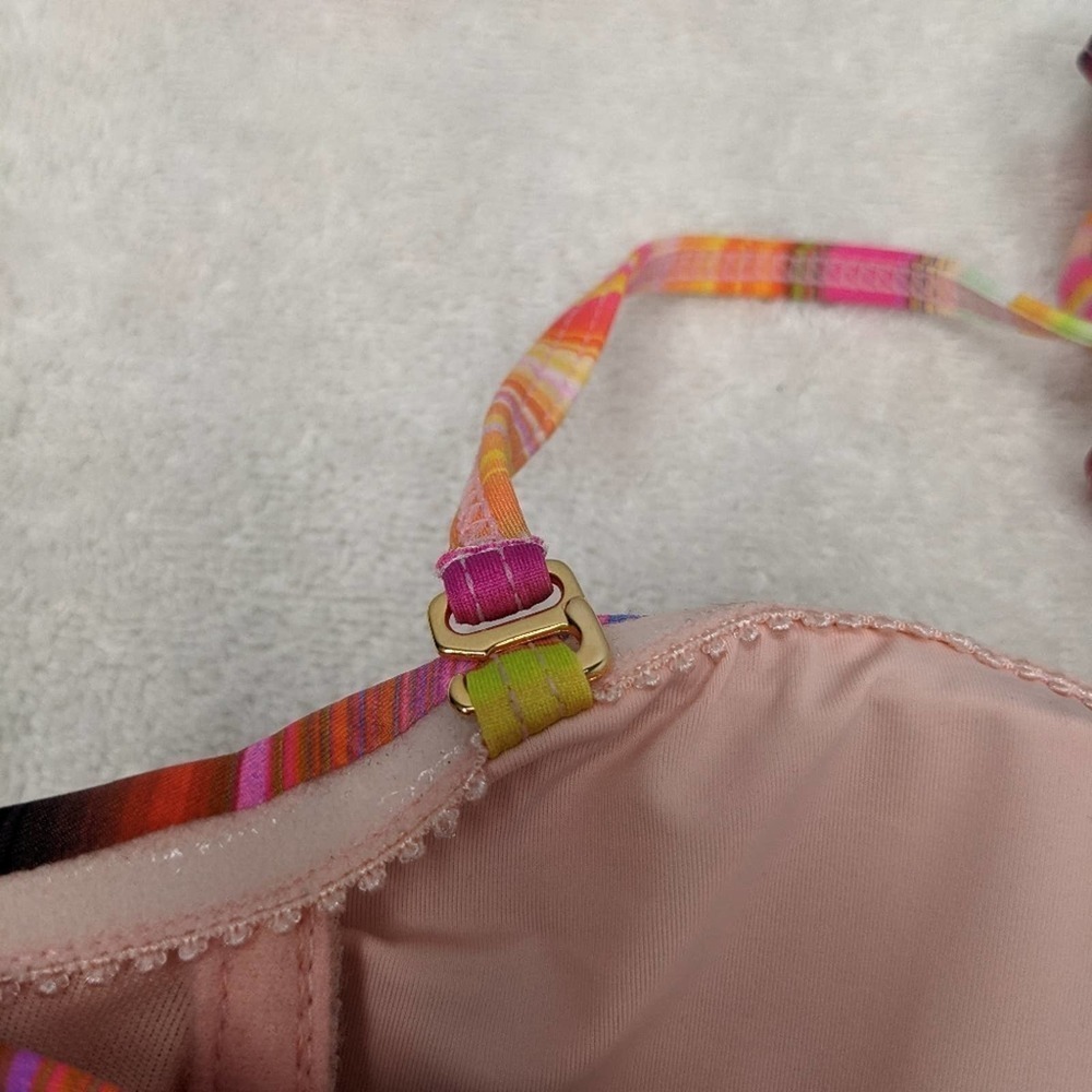 PILYQ COLORFUL SUNSET BIKINI SWIMSUIT SZ S - Picture 11 of 12
